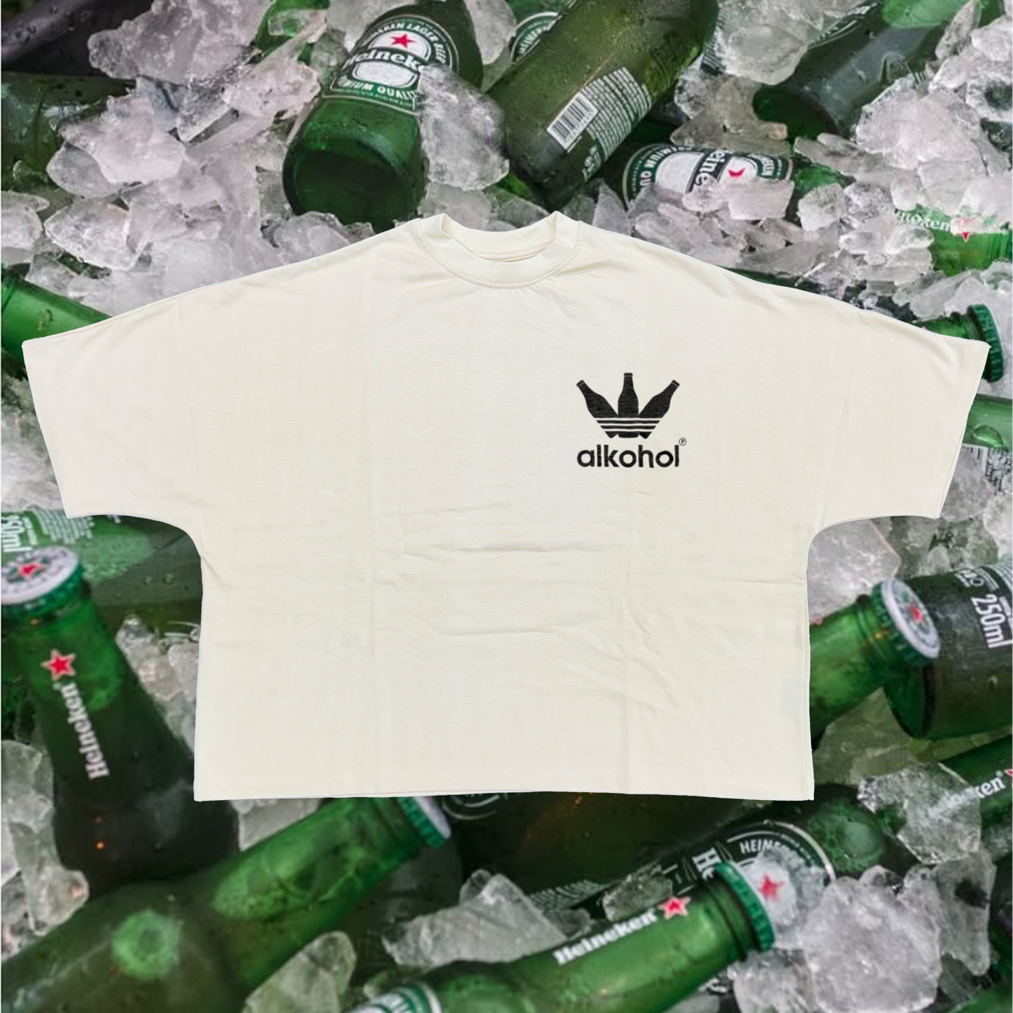 ALKOHOL Ⓕ OVERSIZED TEE